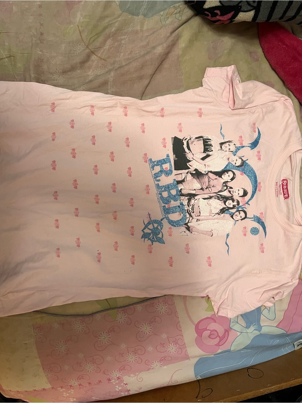 RBD Girls' Pink Graphic Tee by - Picture 2 of 4